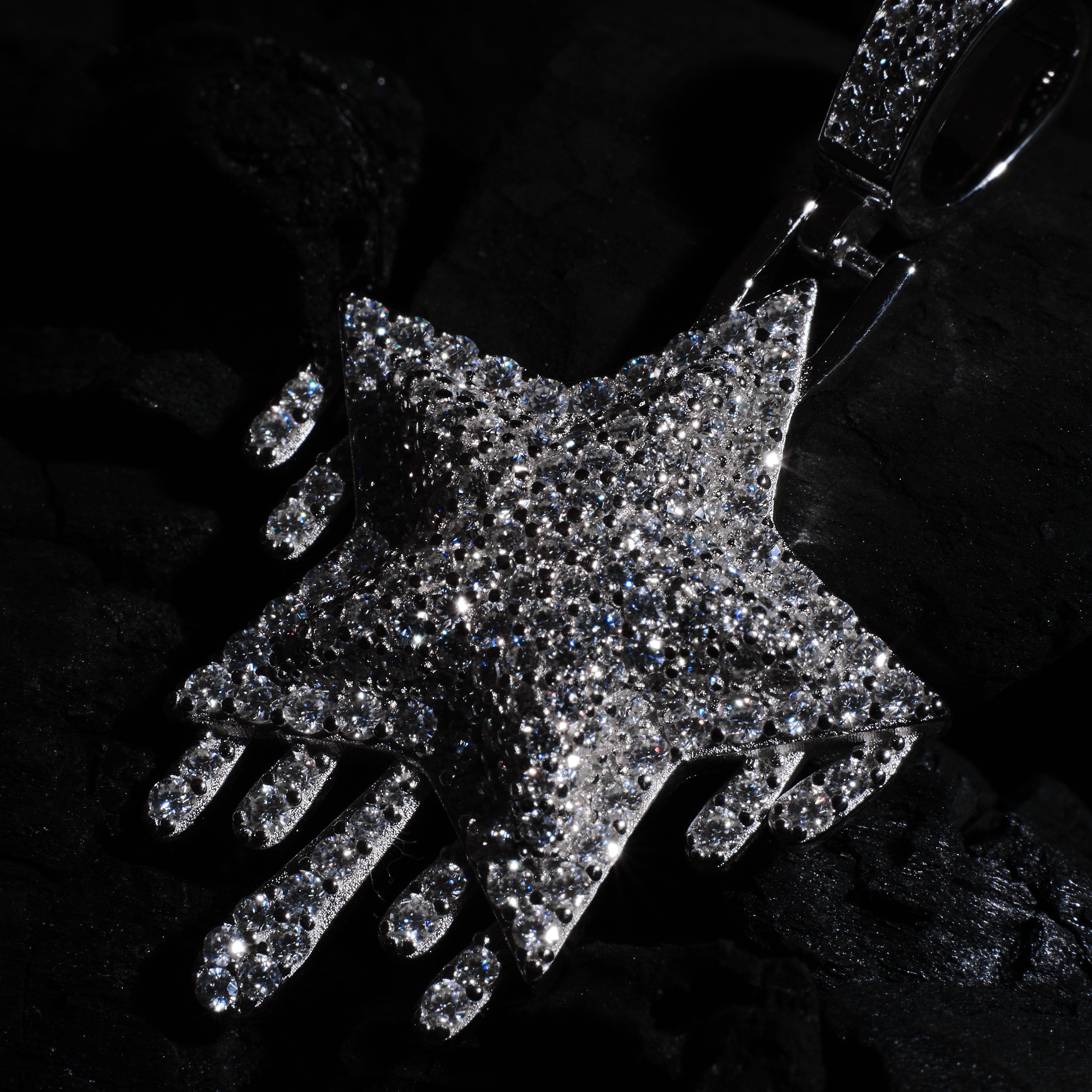 Iced Melting Star Pendant