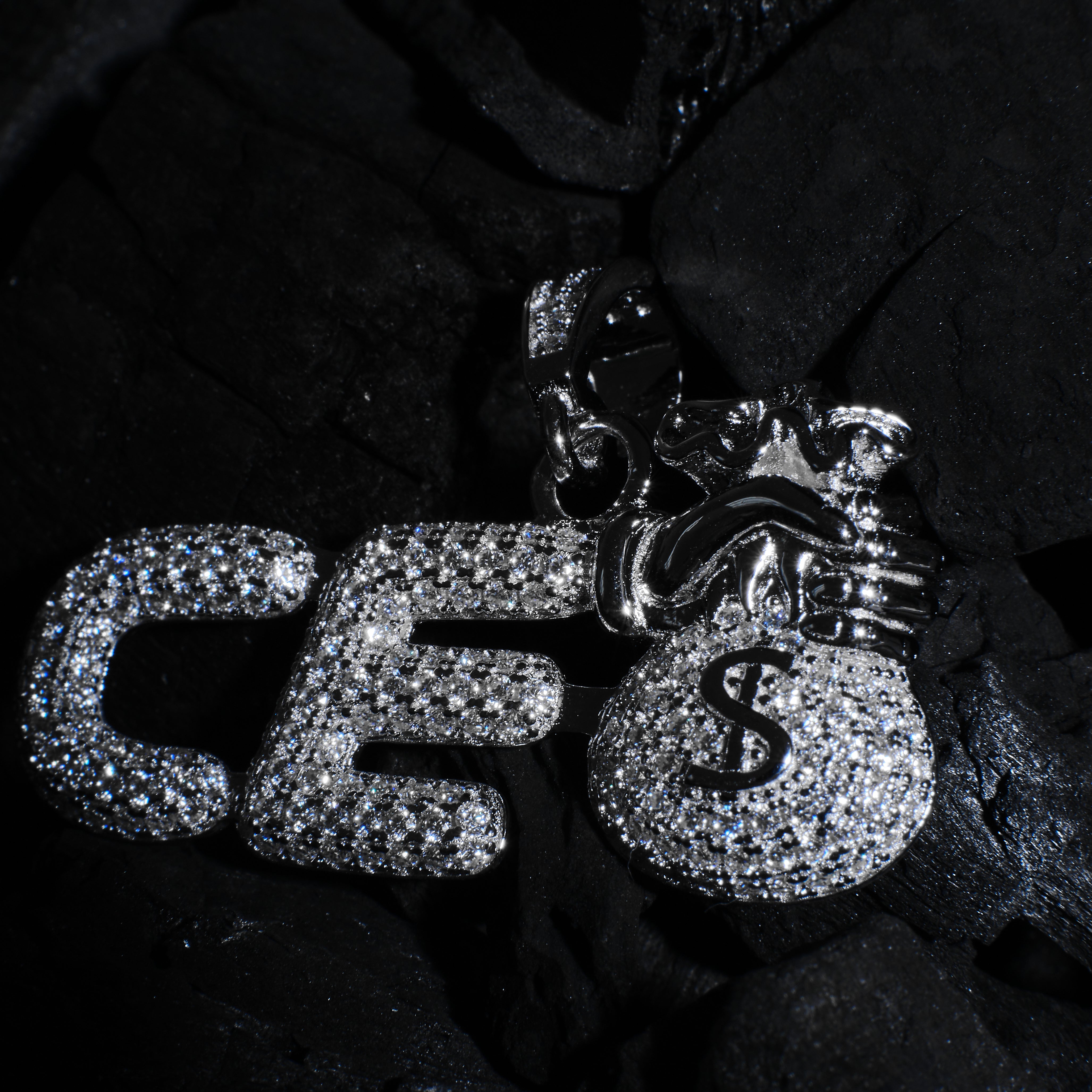 Iced CEO w Money Bag Pendant