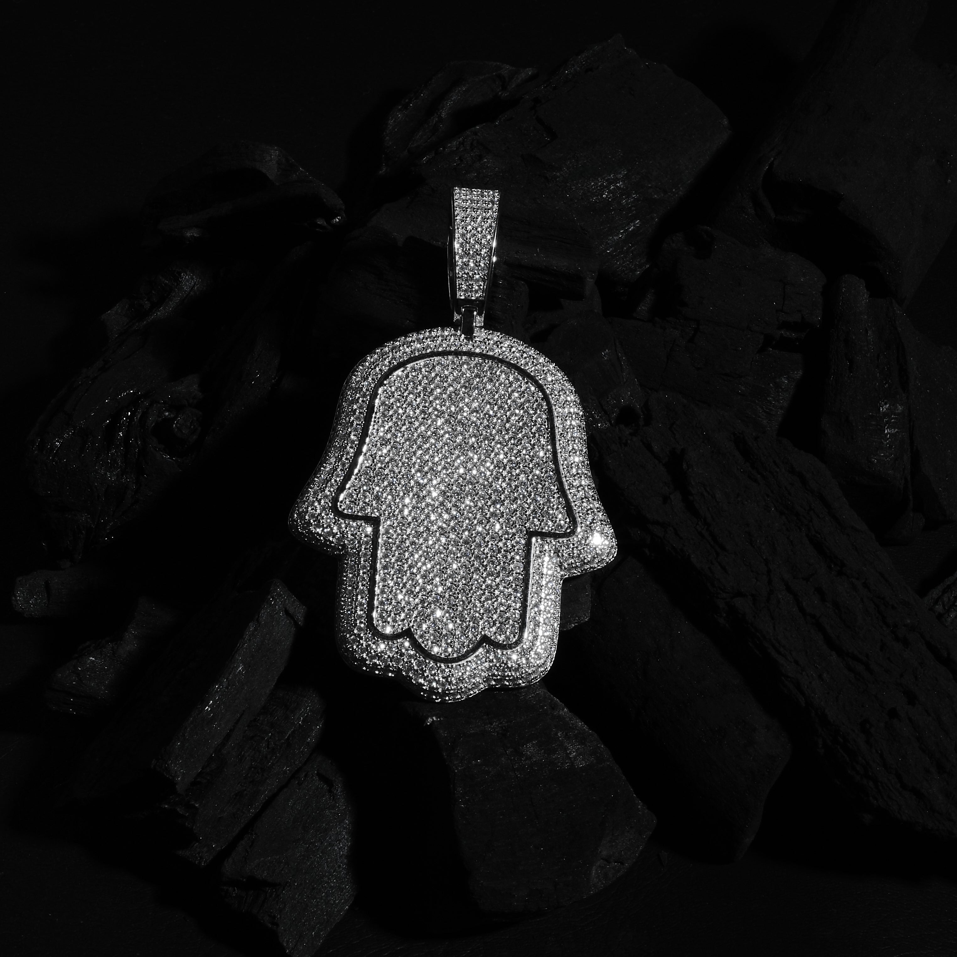 Luxuriant Hamsa Hand Pendant