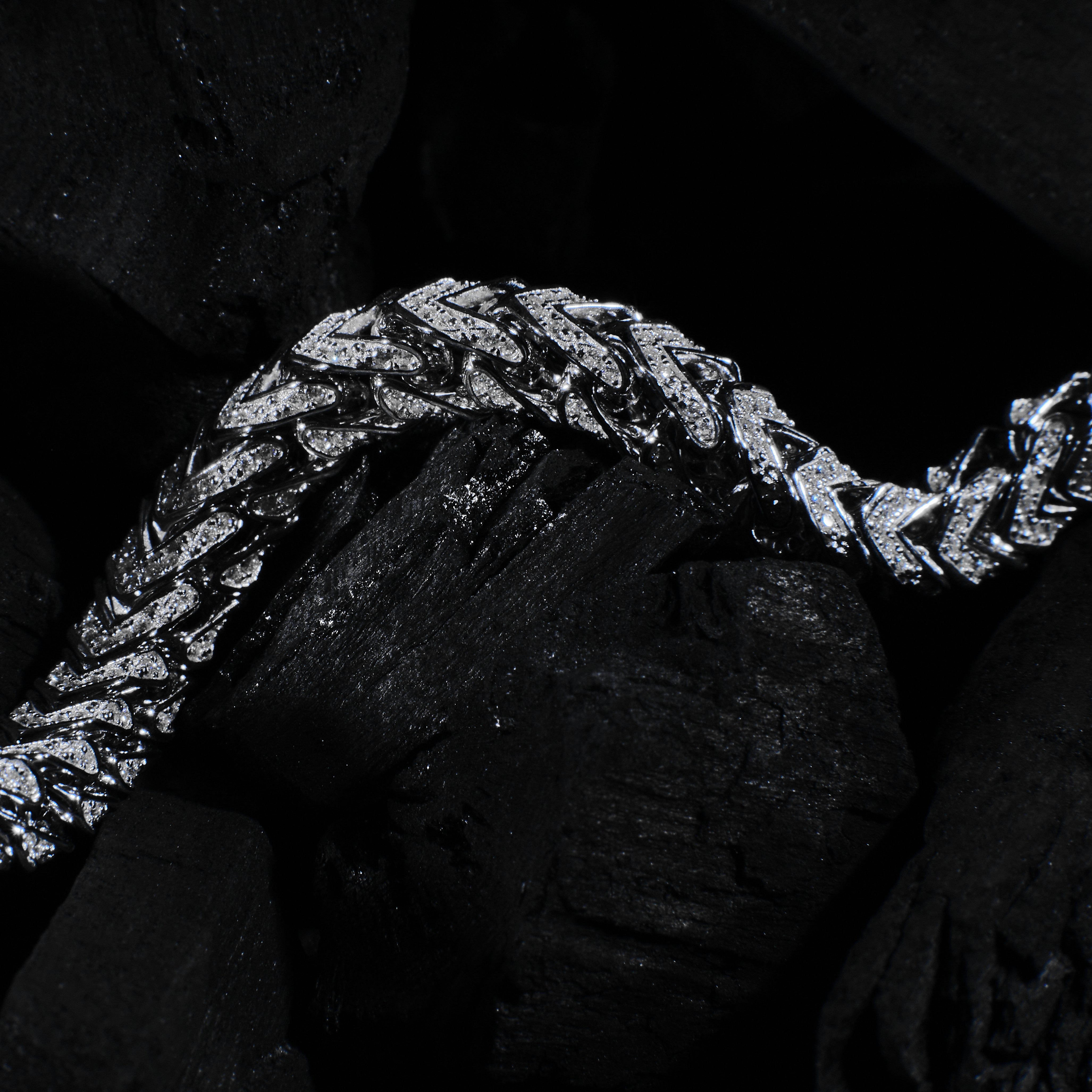 6MM Iced Franco Link Chain Necklace