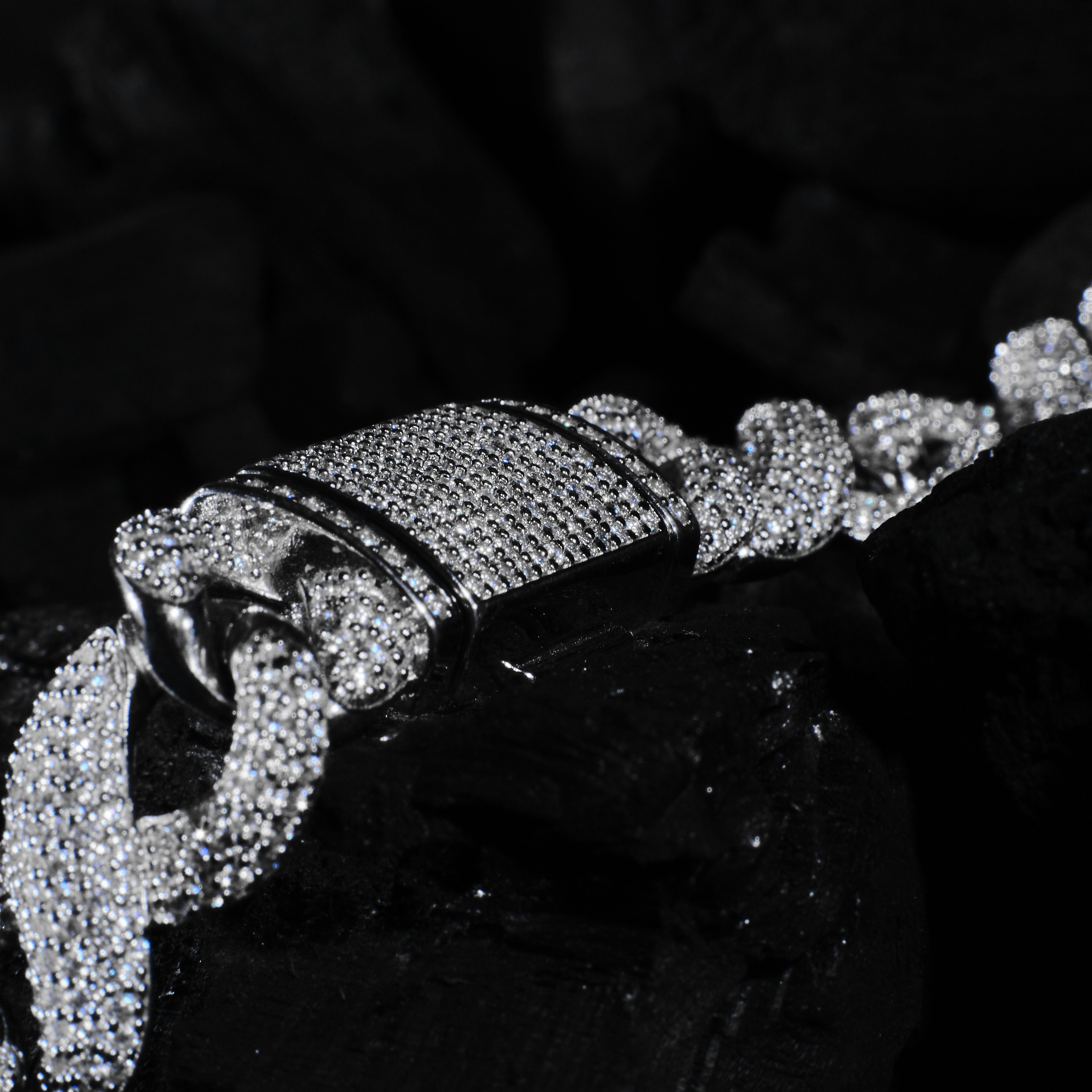 14MM Iced Infinity Chain Link Necklace