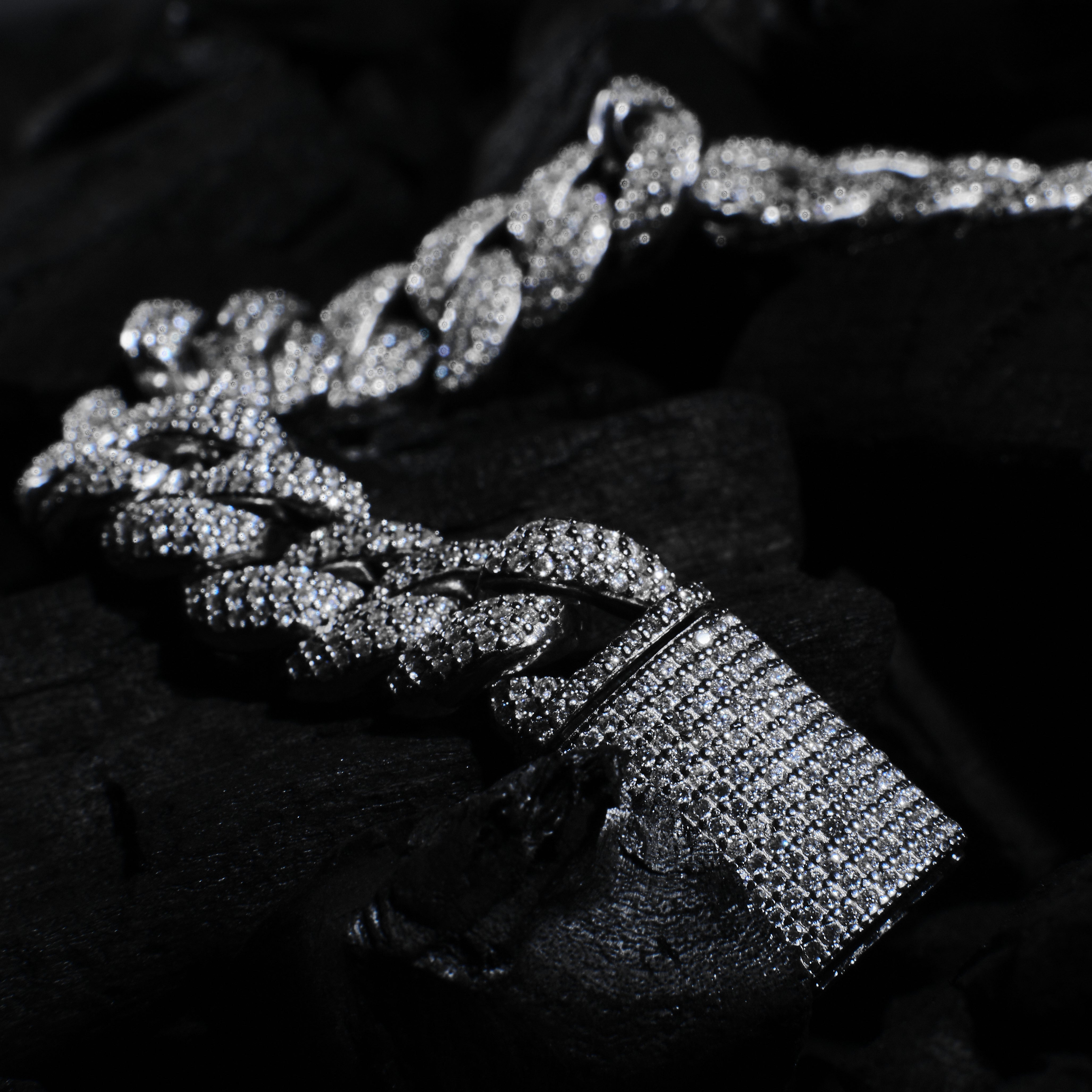 12MM Iced Cuban Chain Necklace