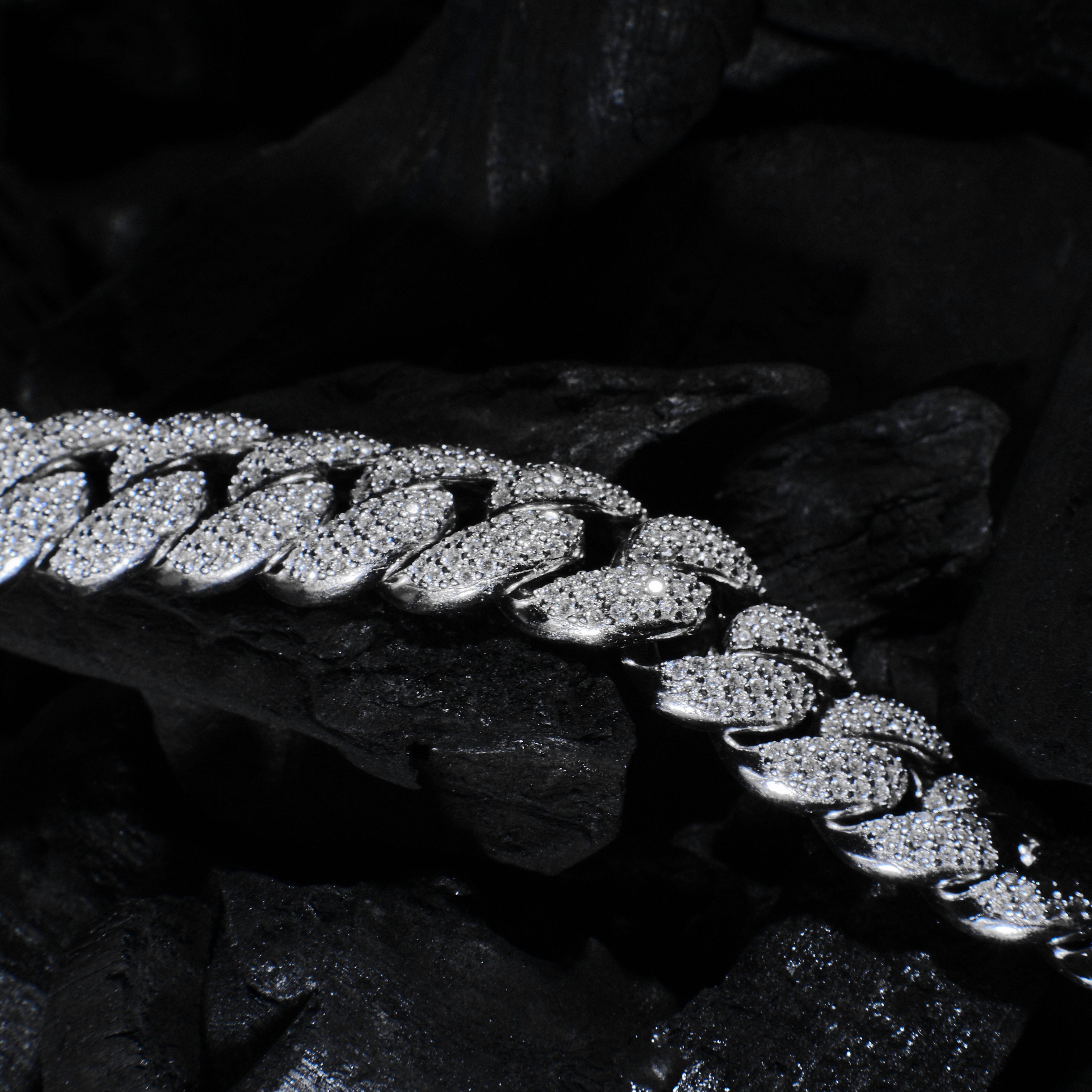 12MM Iced Cuban Chain Necklace