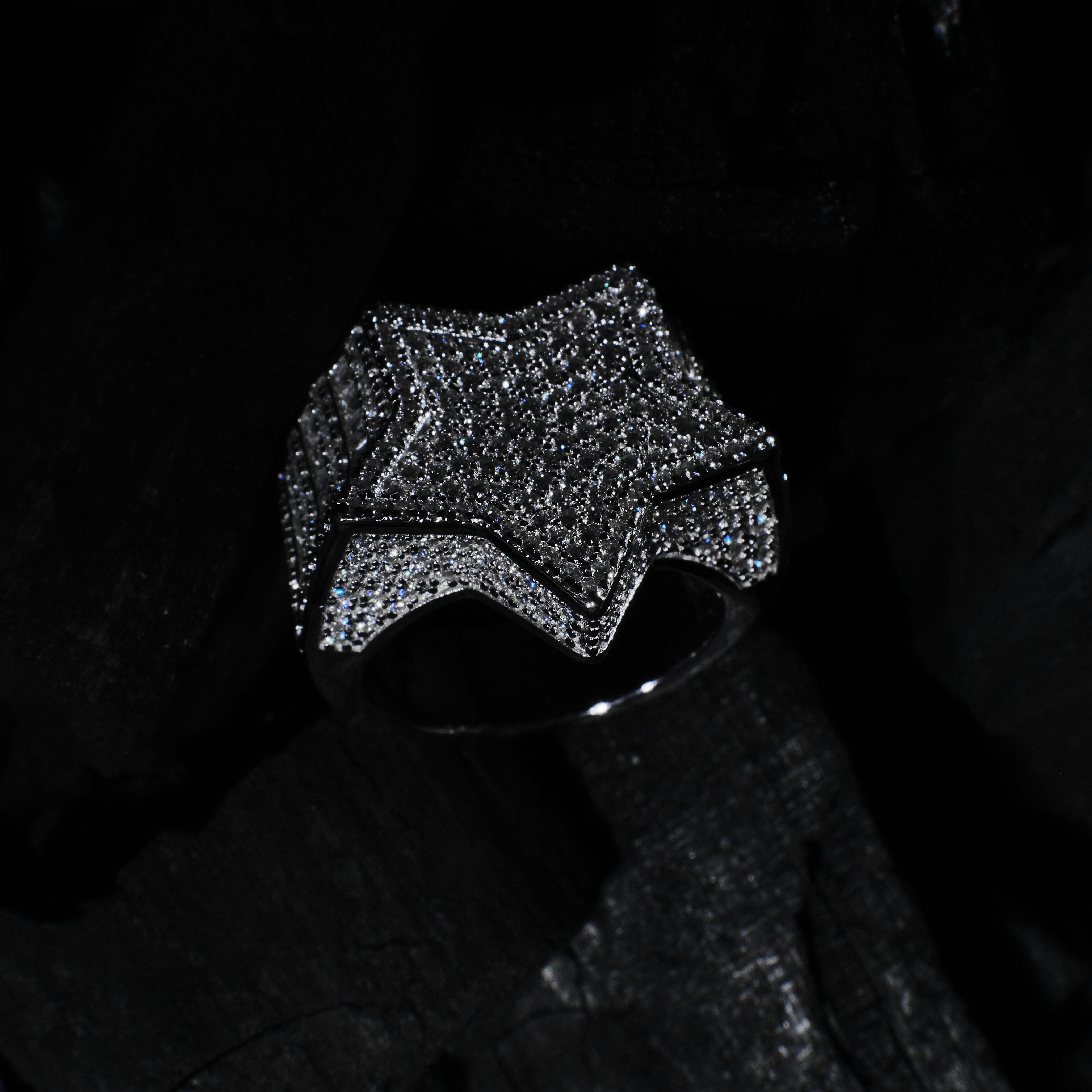 Iced Star Ring