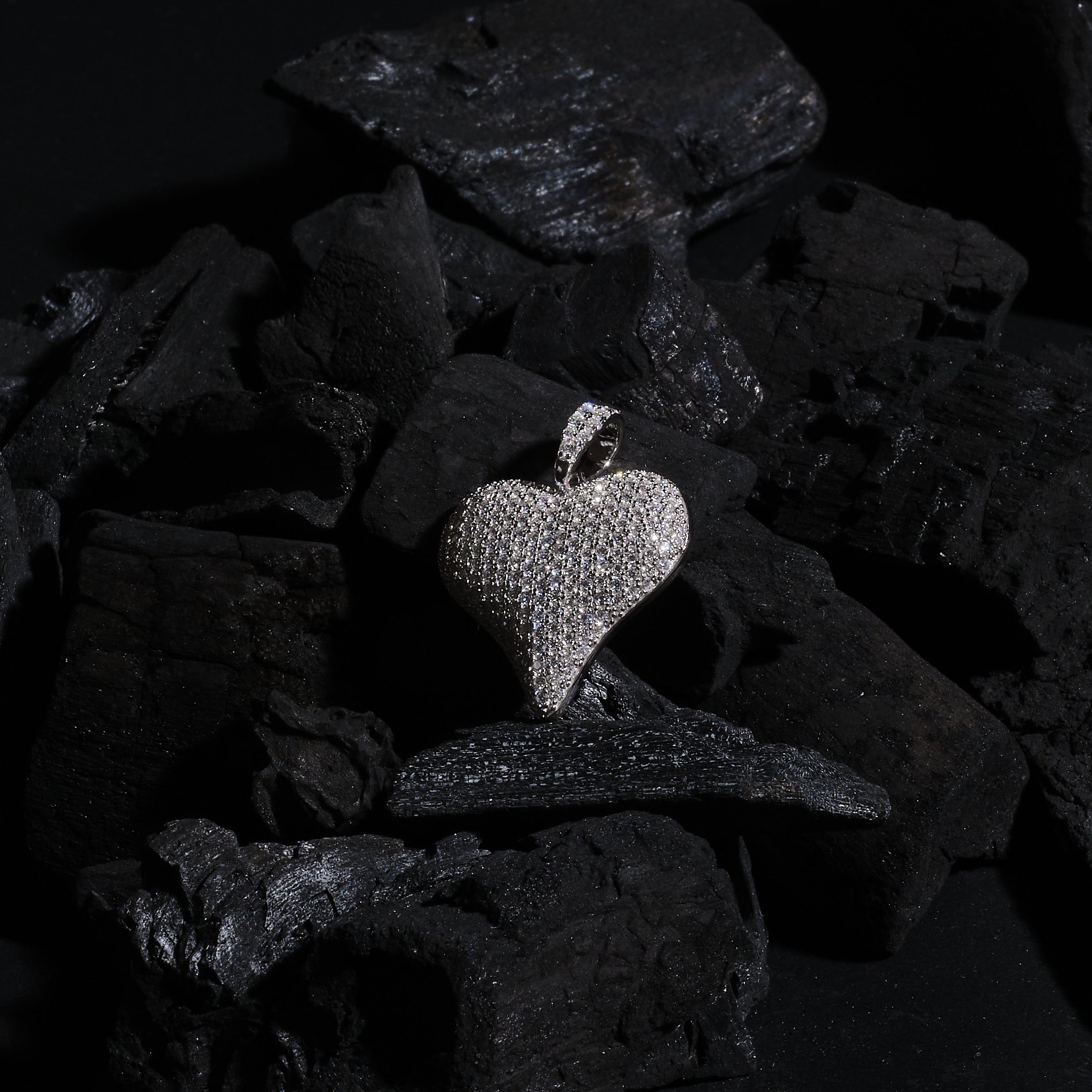 Iced Heart Pendant