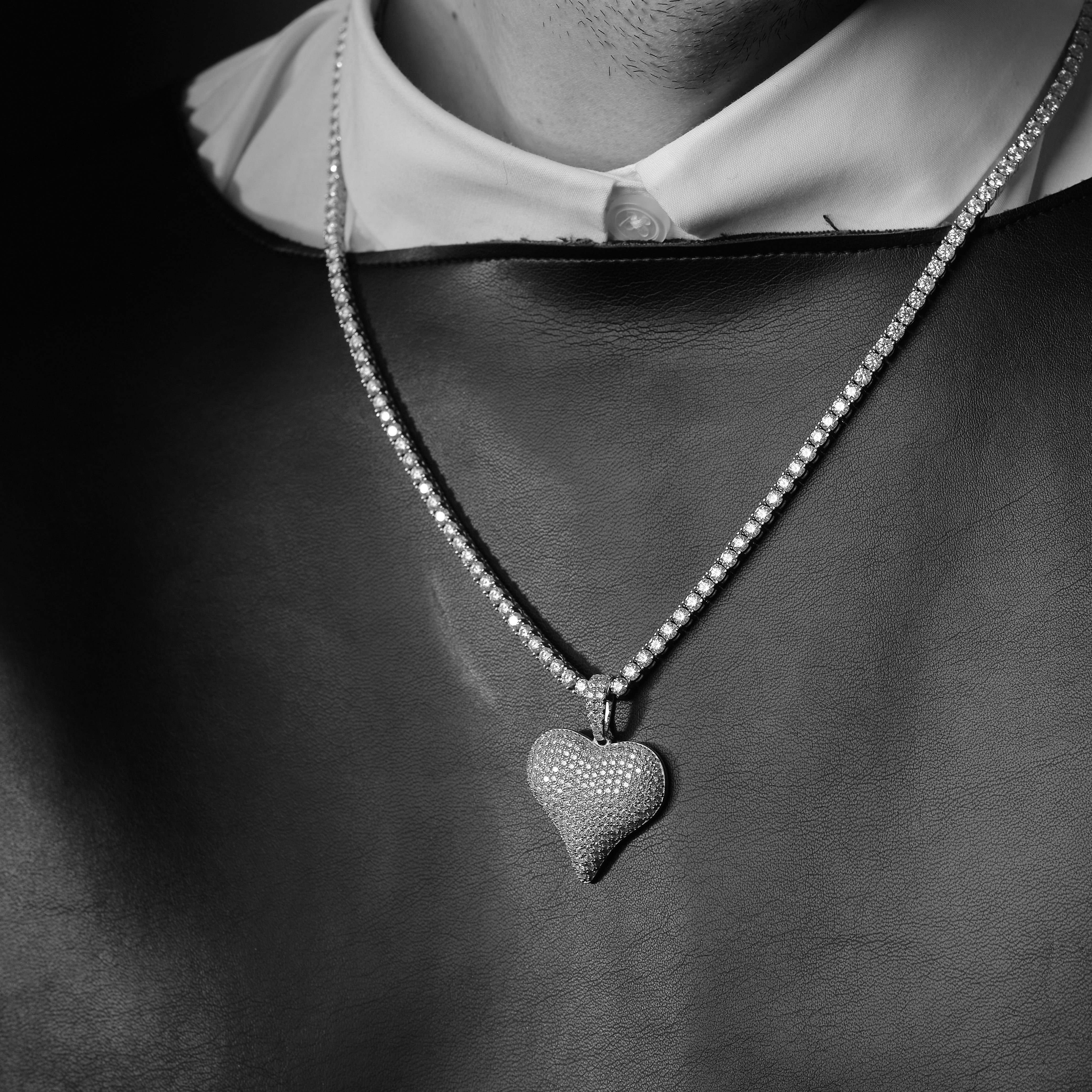 Iced Heart Pendant